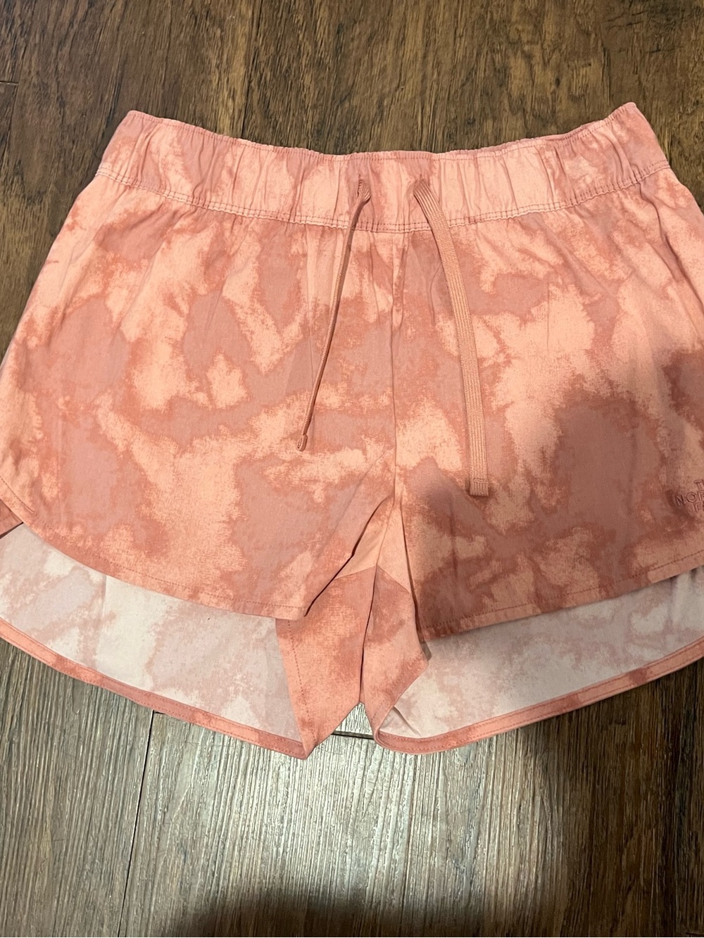 The North Face Women's Peach Tie-Dye Athletic Shorts